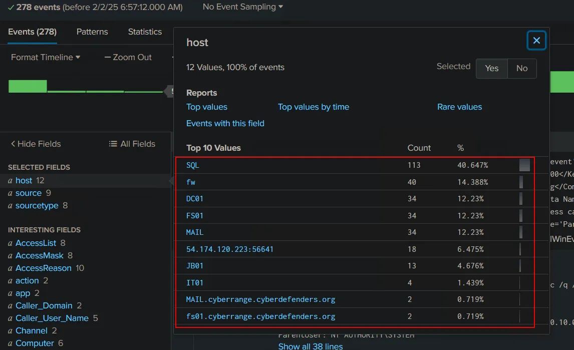 Figure 13: All of the hosts where the ABC.msi exists